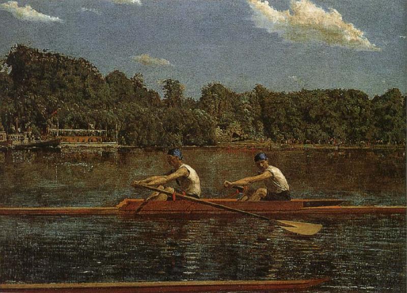 Thomas Eakins Biglin Brother-s Match China oil painting art